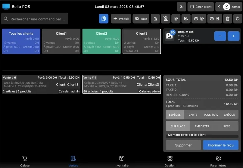 BelloPOS screenshot
