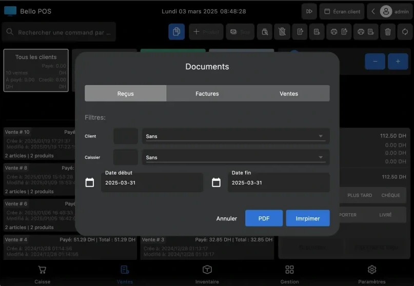 BelloPOS screenshot