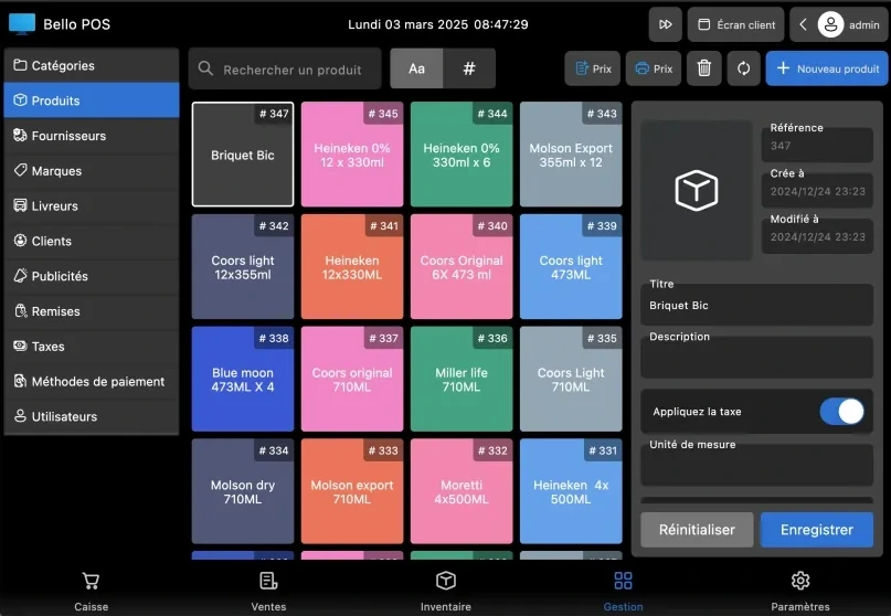 BelloPOS screenshot