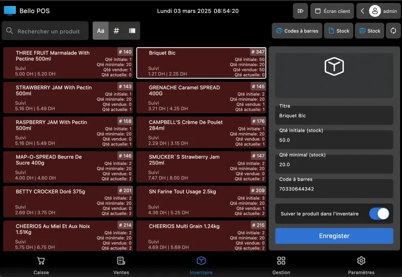 BelloPOS screenshot